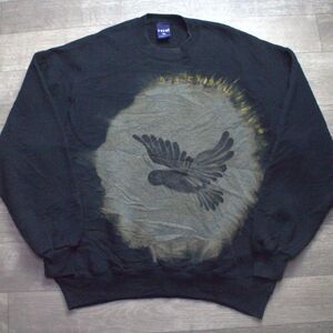 Vintage 90s Dove Spiritual Art Crewneck Sweatshirt XL Made in USA